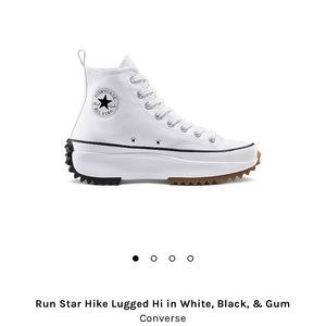 Womens white platform converse